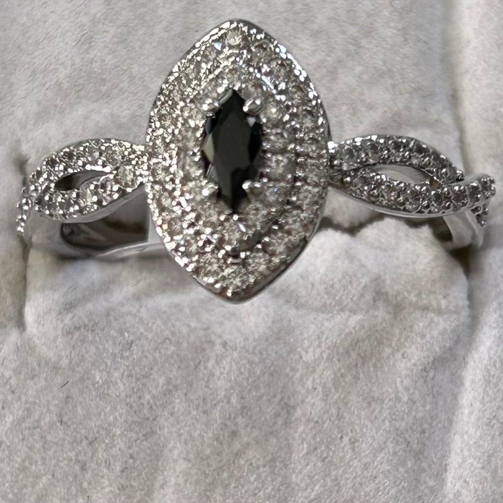 Bomb Party RBP5682 Perfectly Mine Size 11 Black Onyx Cubic Zirconia